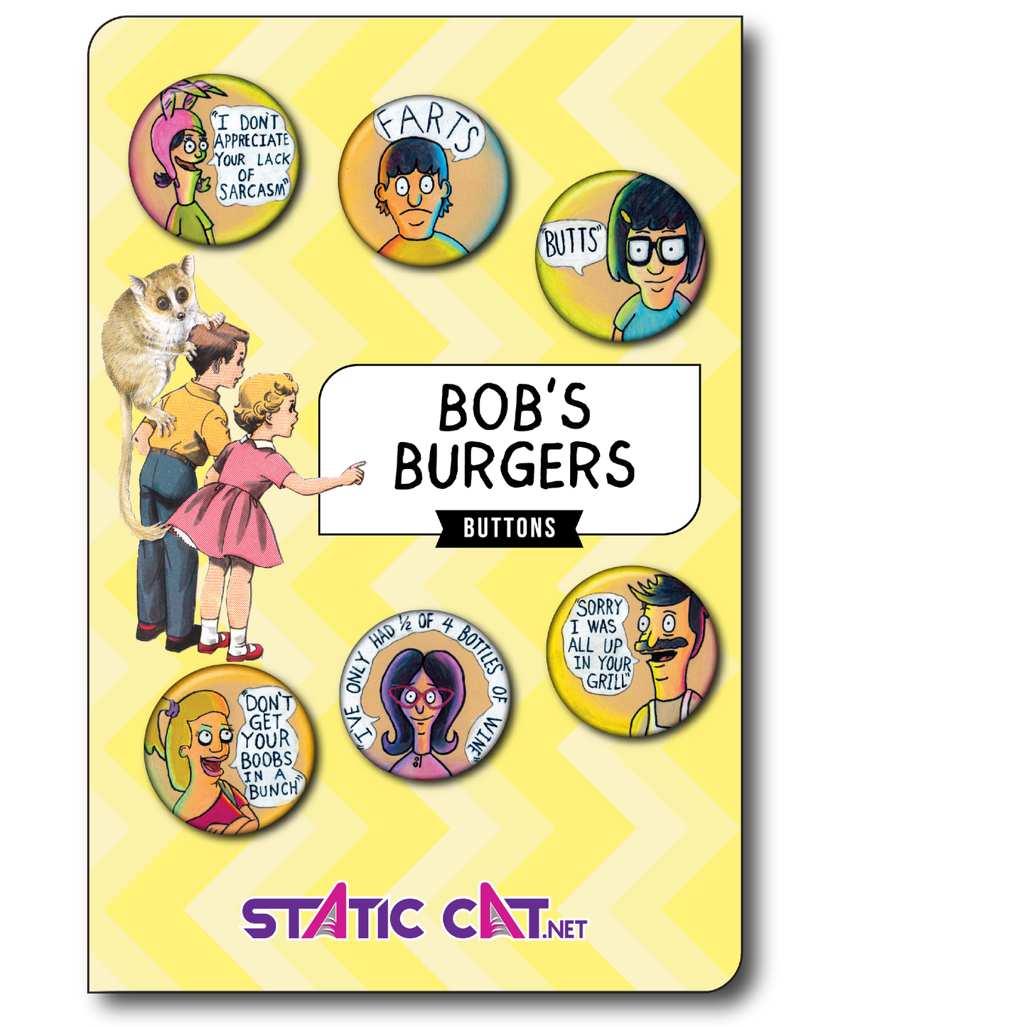 Bob’s Burgers 6-Pack - Pins