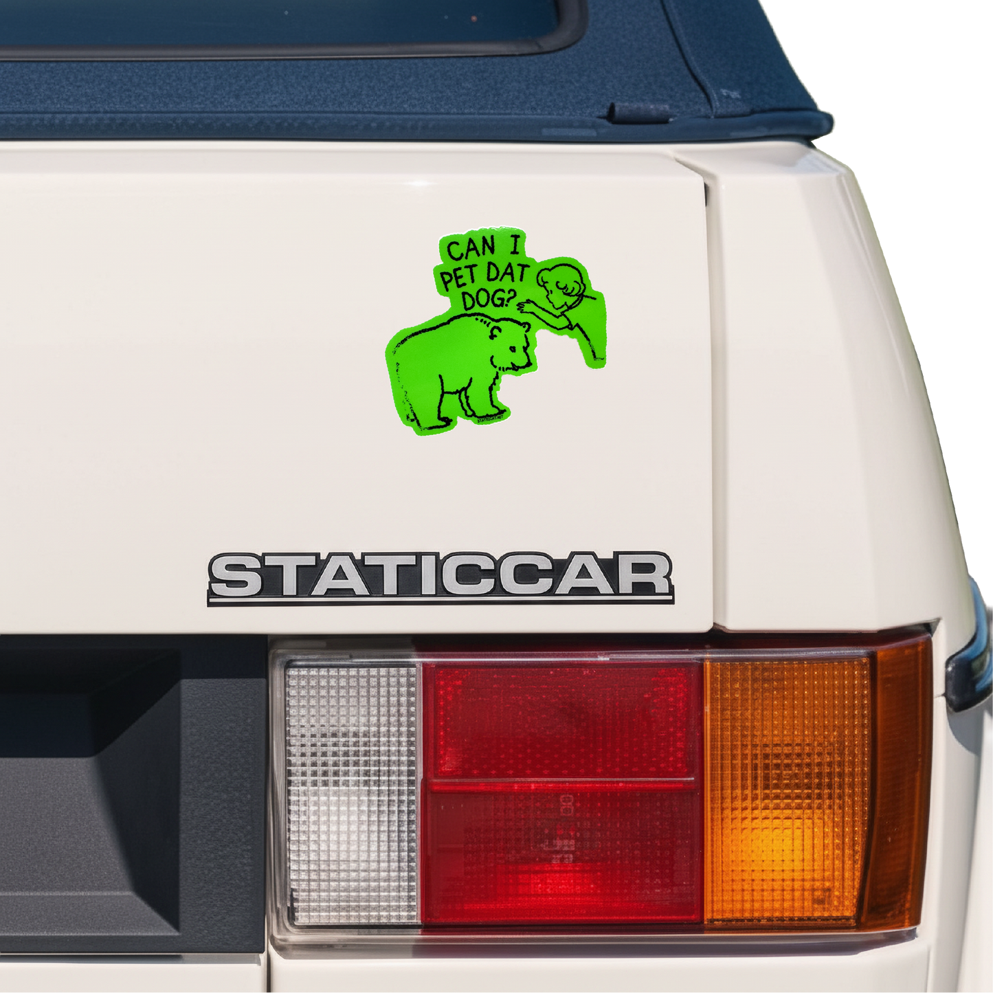 Can I Pet Dat Dog? - Sticker