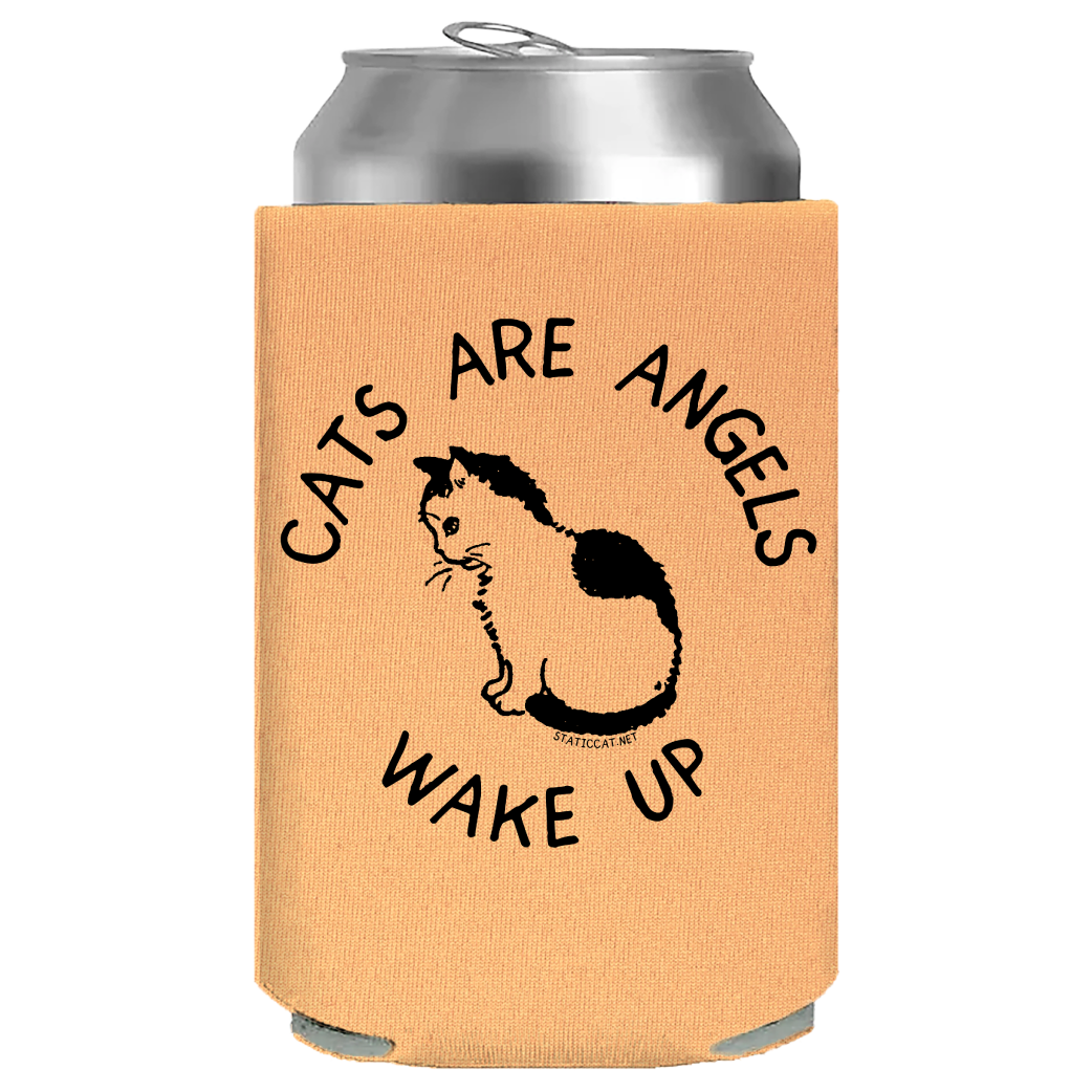 Cats are Angels Wake Up – Can Cooler