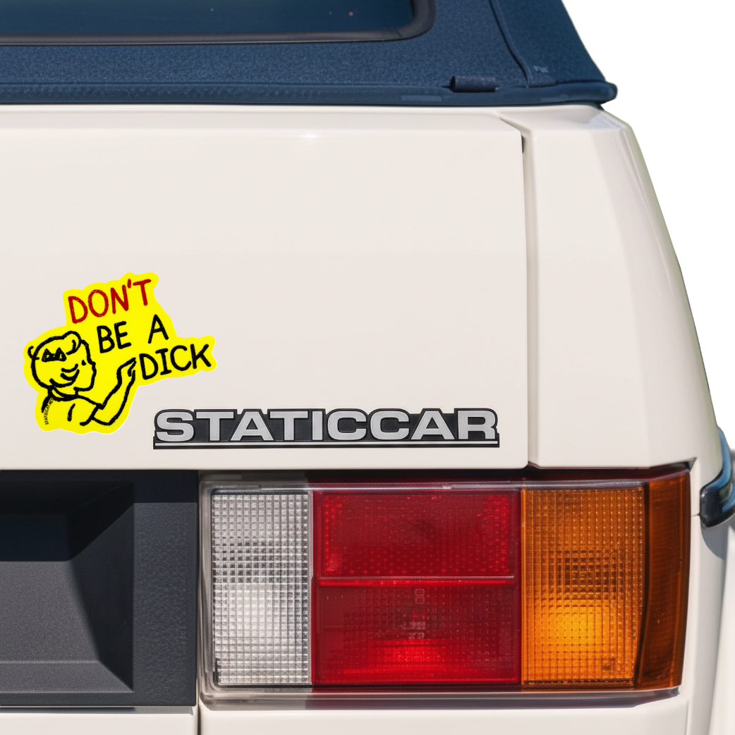 Don't Be A Dick - Sticker