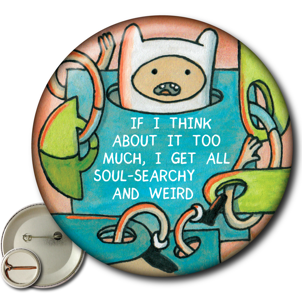 Finn Soul-Searchy and Weird (Adventure Time) – Pin