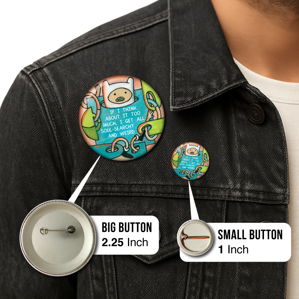Finn Soul-Searchy and Weird (Adventure Time) – Pin