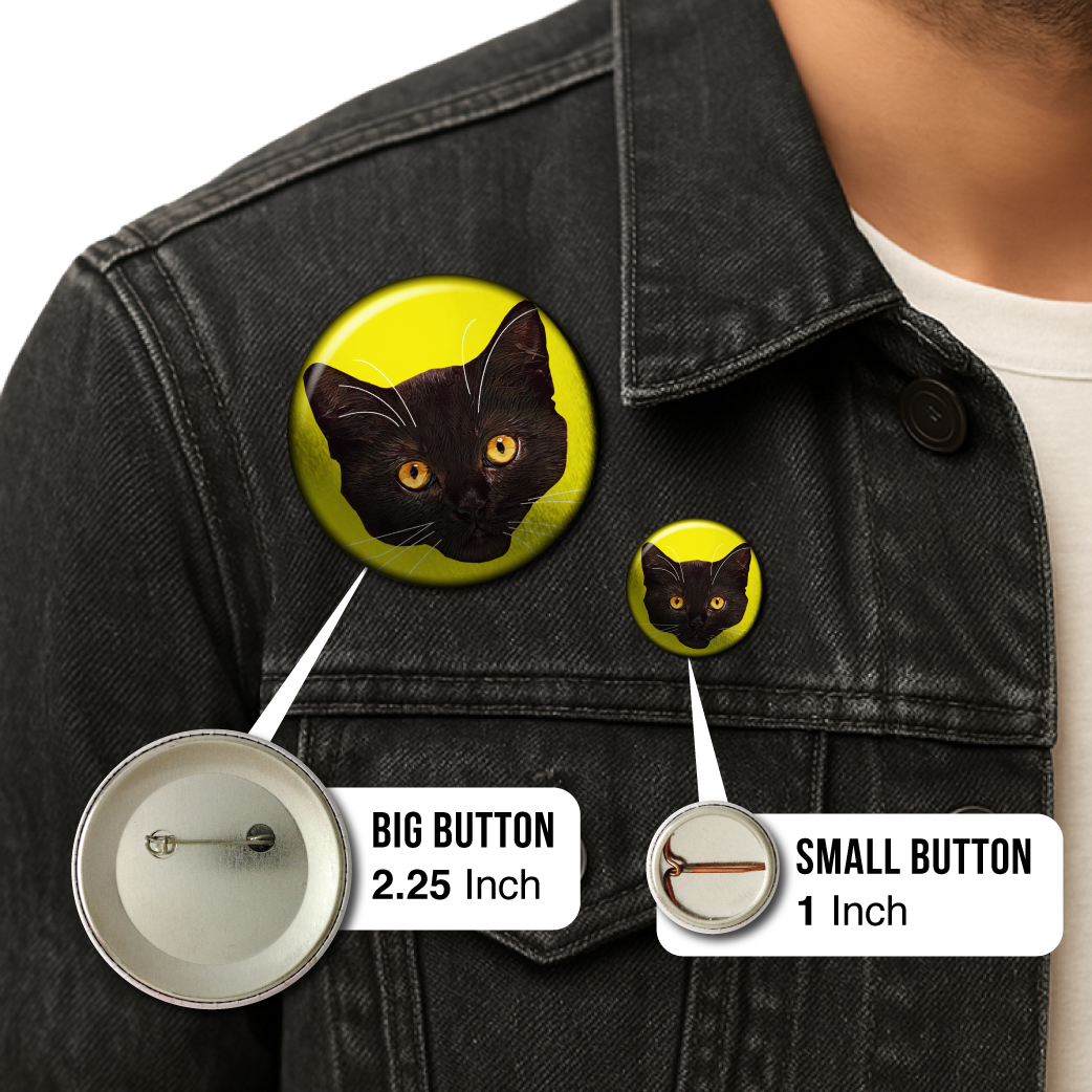 Fluorescent Felines (6-Pack) – Pins