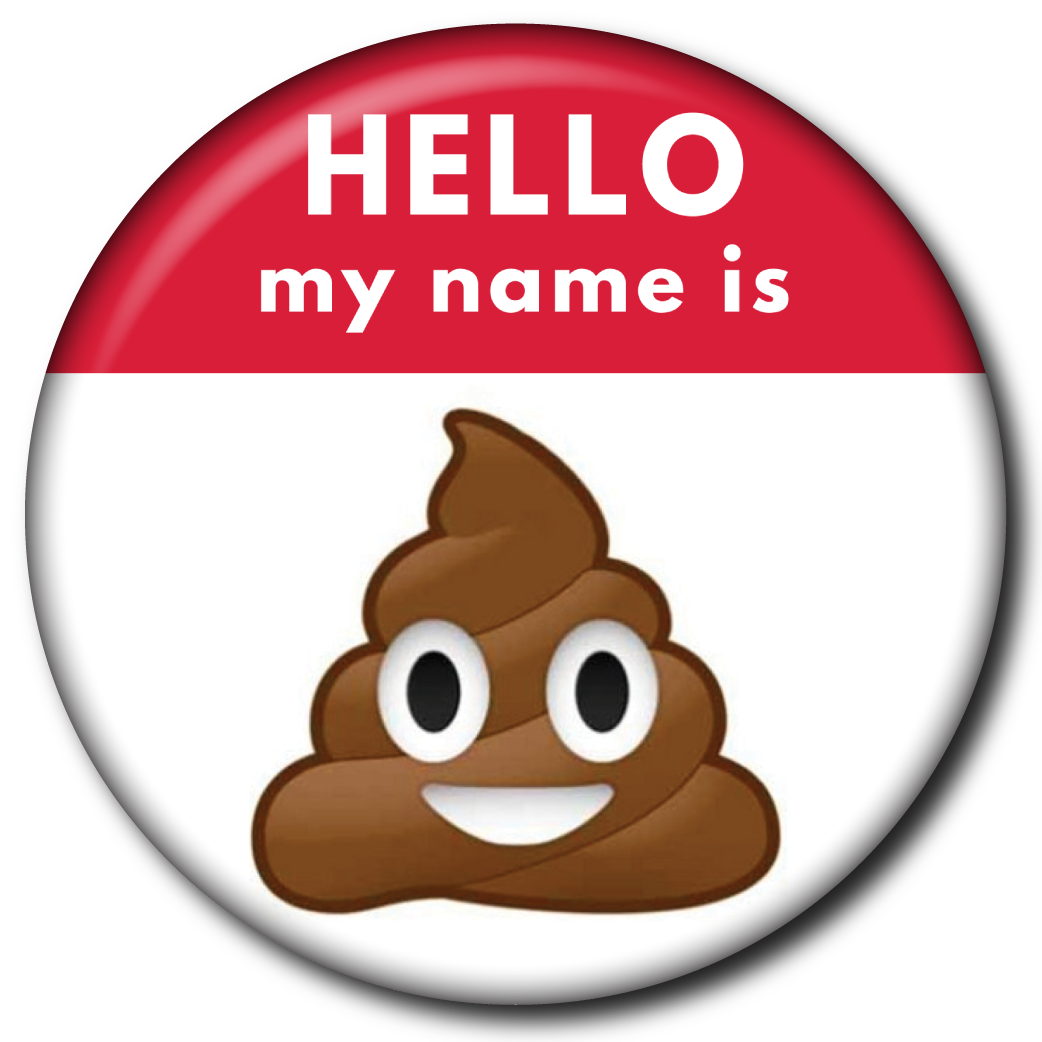 Hello My Name Is Poop Emoji – Magnet