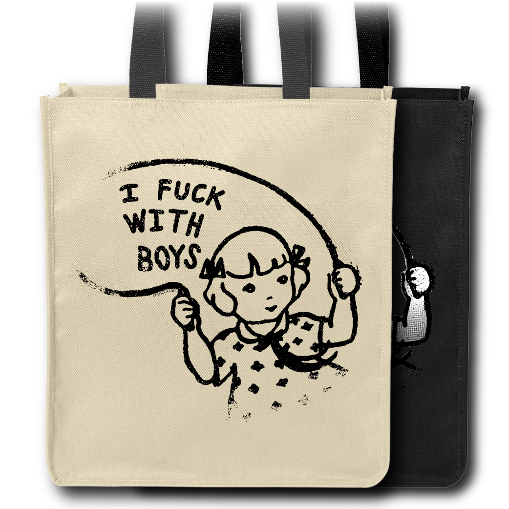 I Fuck With Boys - Tote Bag