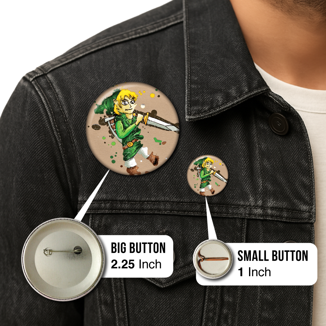 Link – Zelda Fan Art - Pin