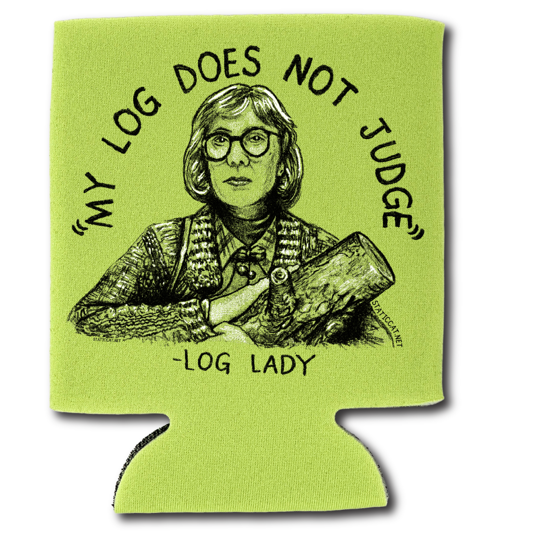 Log Lady - Twin Peaks – Can Cooler