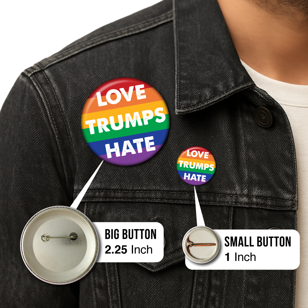 Love Trumps Hate – Pin