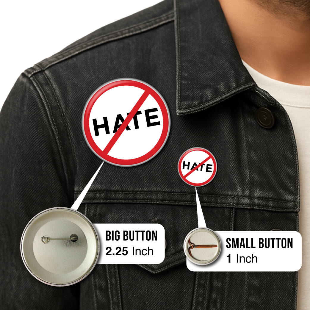 No Hate – Pin