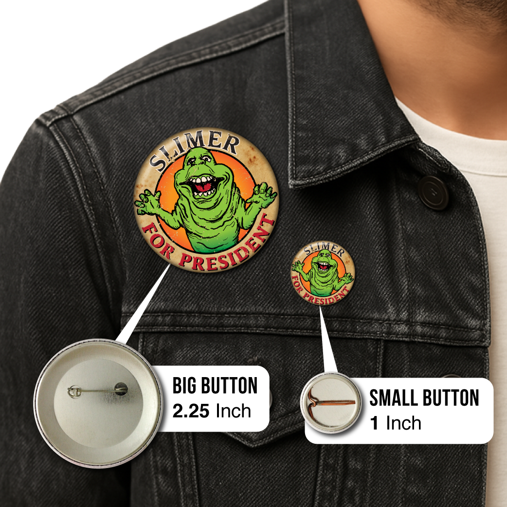 Slimer for President – Pin