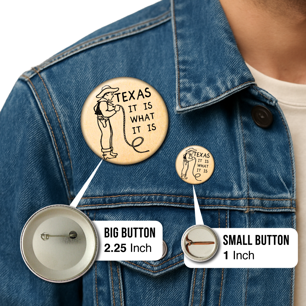 Texas: It Is What It Is – Pin