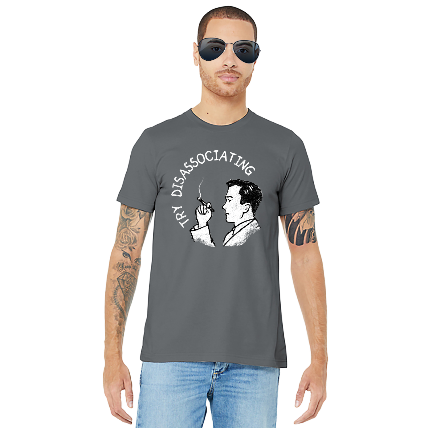 Try Disassociating – Unisex Graphic Tee