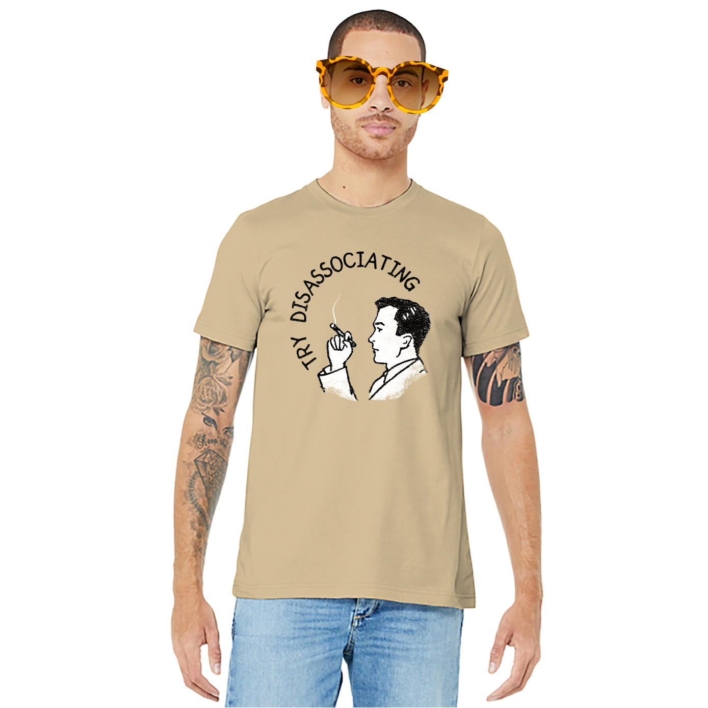 Try Disassociating – Unisex Graphic Tee