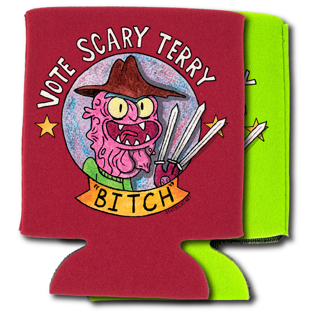 Vote Scary Terry – Can Cooler