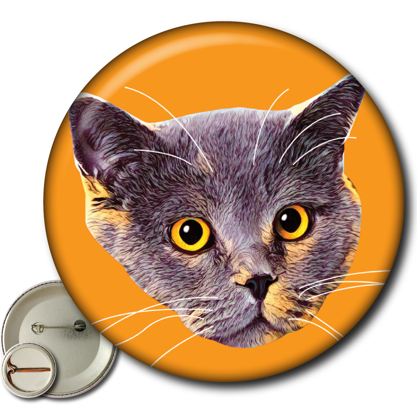Fluorescent Felines (6-Pack) – Pins