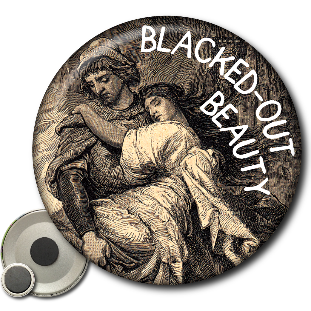 Blacked-Out Beauty – Magnet