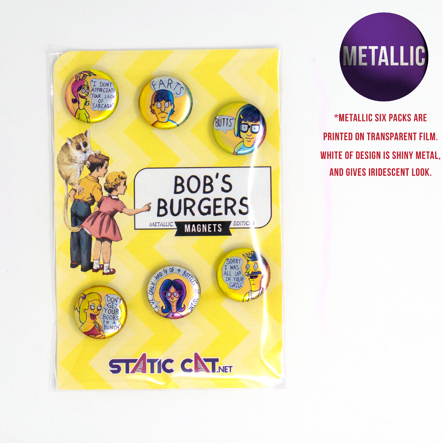 Bob’s Burgers (6-Pack) - Magnets