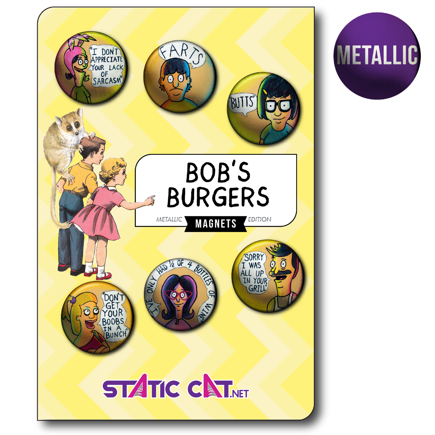 Bob’s Burgers (6-Pack) - Magnets
