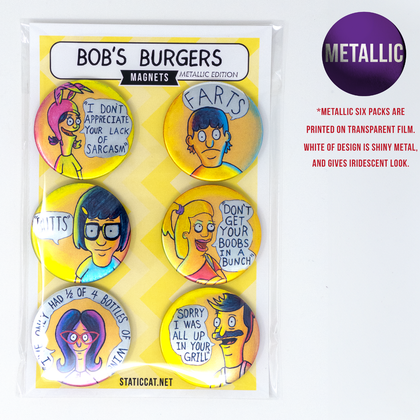 Bob’s Burgers (6-Pack) - Magnets