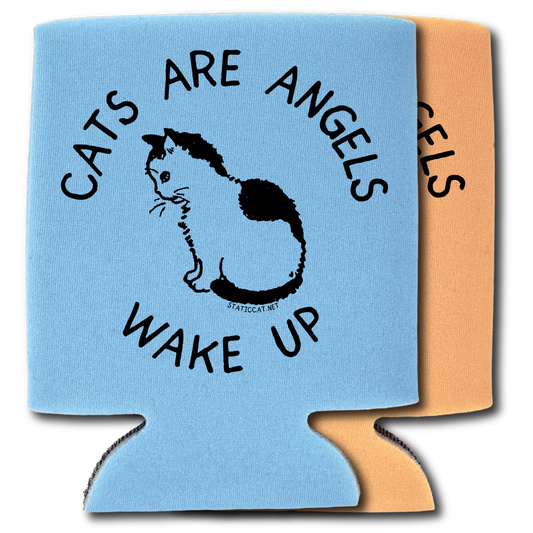 Cats are Angels Wake Up – Can Cooler