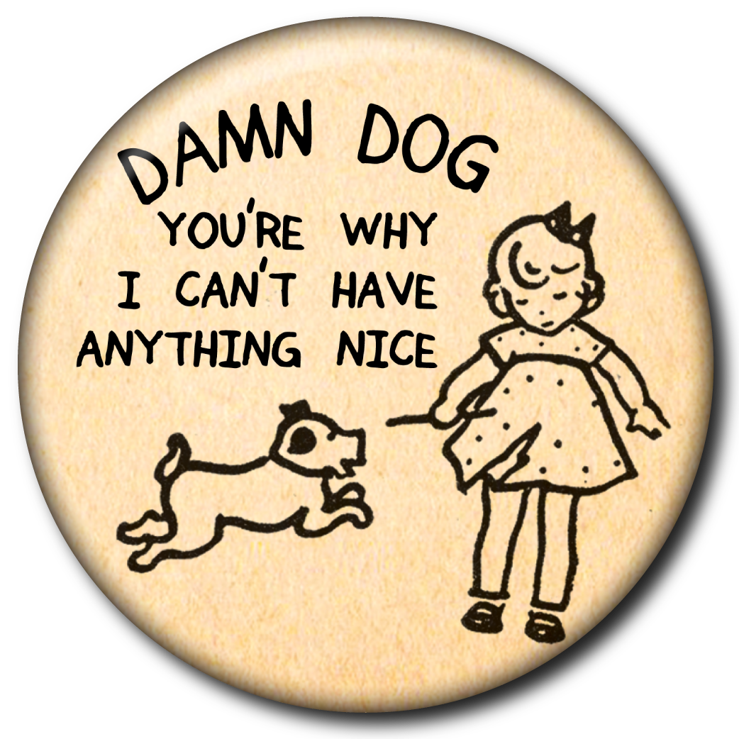 Damn Dog You're Why I Can't Have Anything Nice – Pin