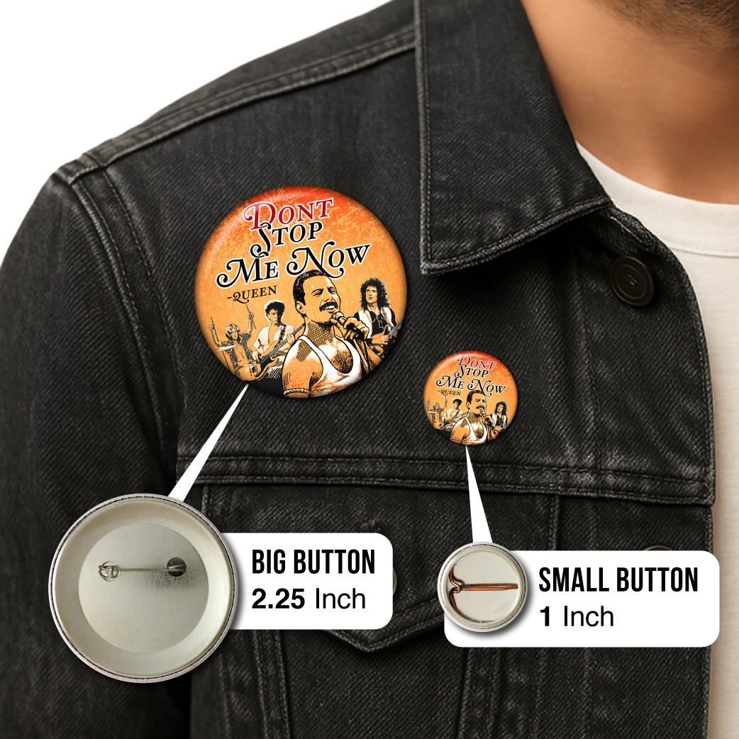 Rock 'N' Roll Don'ts (6-Pack) - Pins