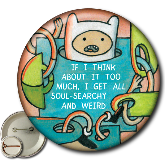 Finn Soul-Searchy and Weird (Adventure Time) – Pin