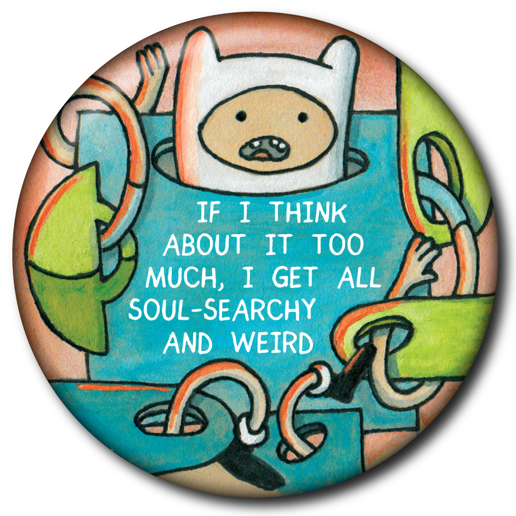 Finn Soul-Searchy and Weird (Adventure Time) – Magnet