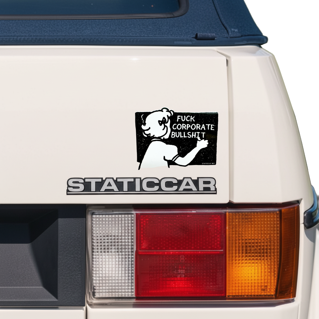 Fuck Corporate Bullshit - Sticker