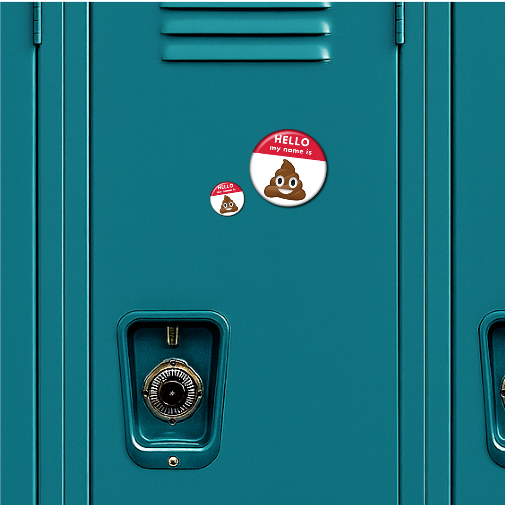 Hello My Name Is Poop Emoji – Magnet