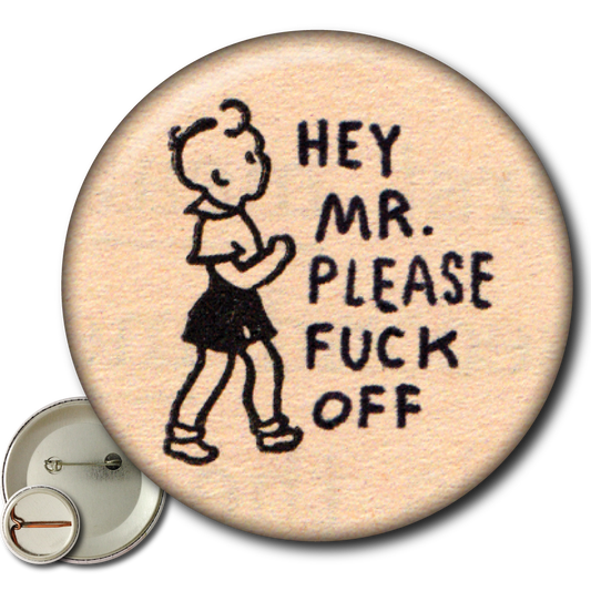 Hey Mr. Please Fuck off - Pin