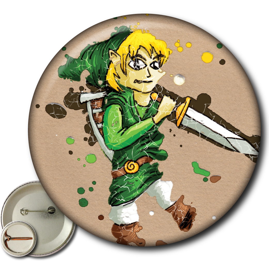 Link – Zelda Fan Art - Pin