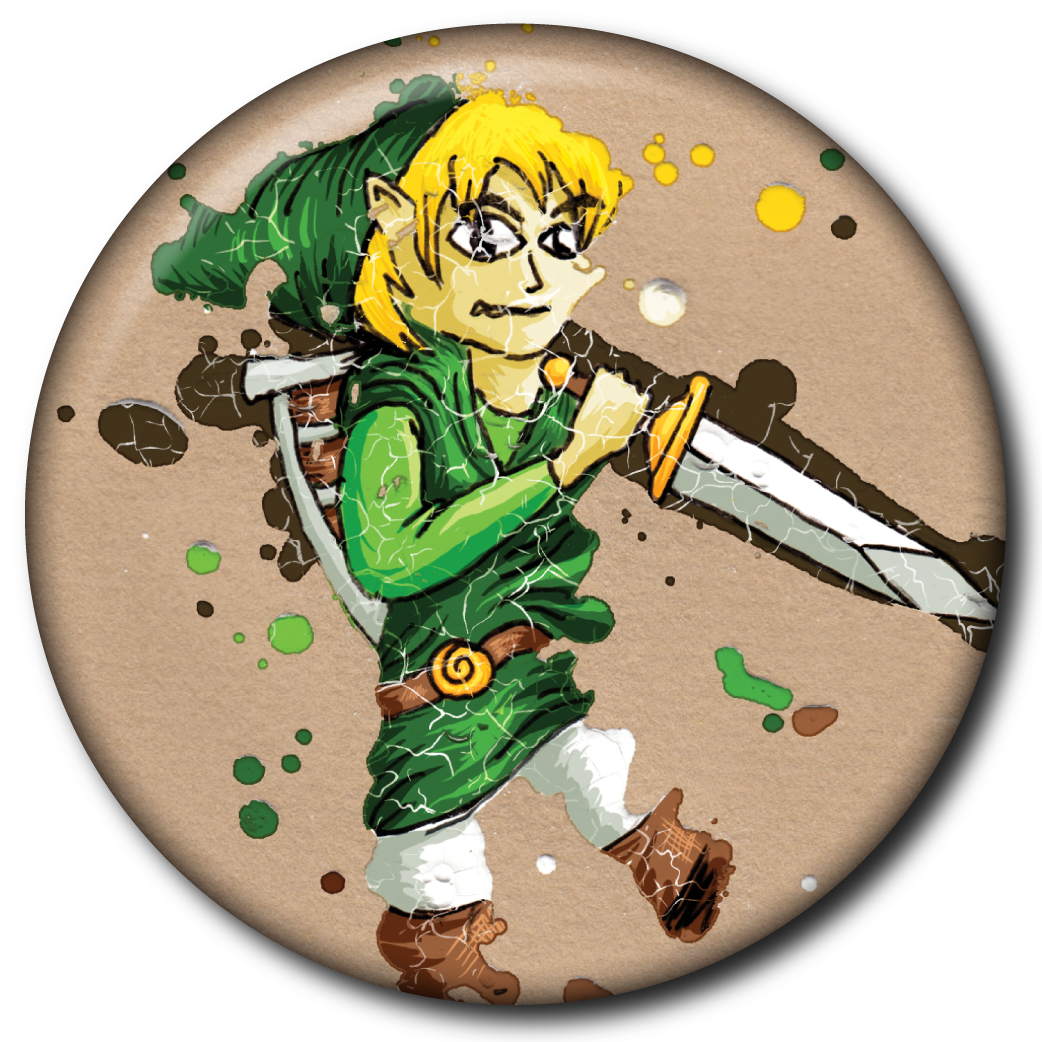 Link – Zelda Fan Art - Pin