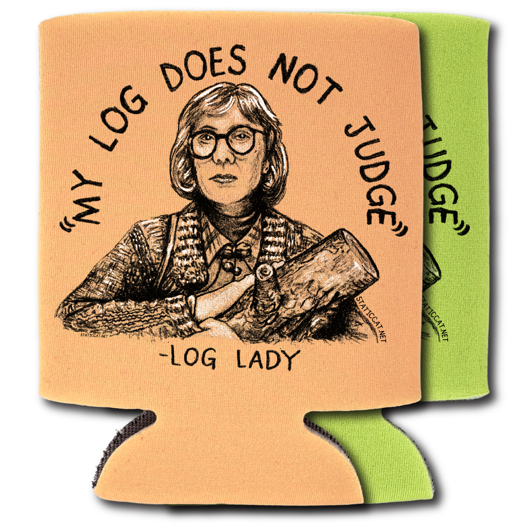 Log Lady - Twin Peaks – Can Cooler