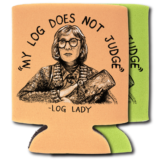 Log Lady - Twin Peaks – Can Cooler
