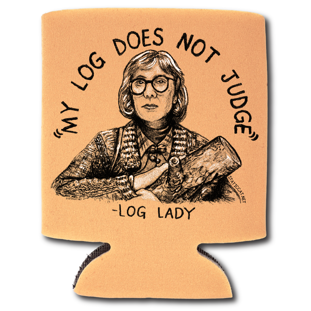 Log Lady - Twin Peaks – Can Cooler