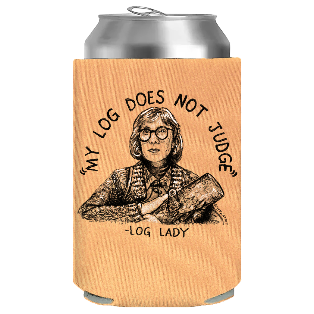 Log Lady - Twin Peaks – Can Cooler