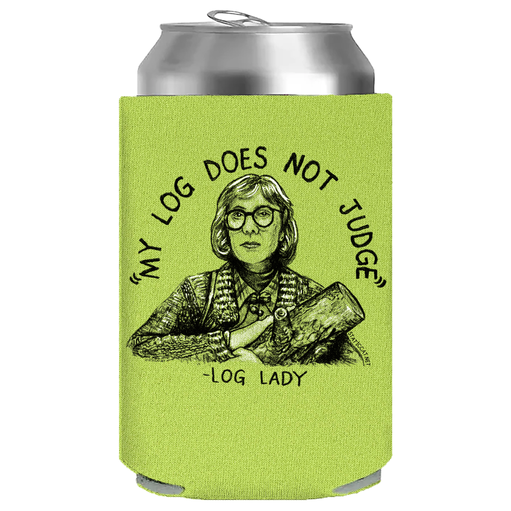 Log Lady - Twin Peaks – Can Cooler