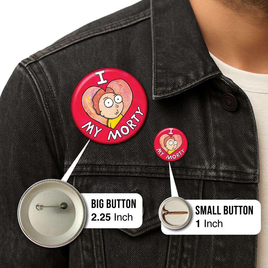 Morty (Rick And Morty) – Pin