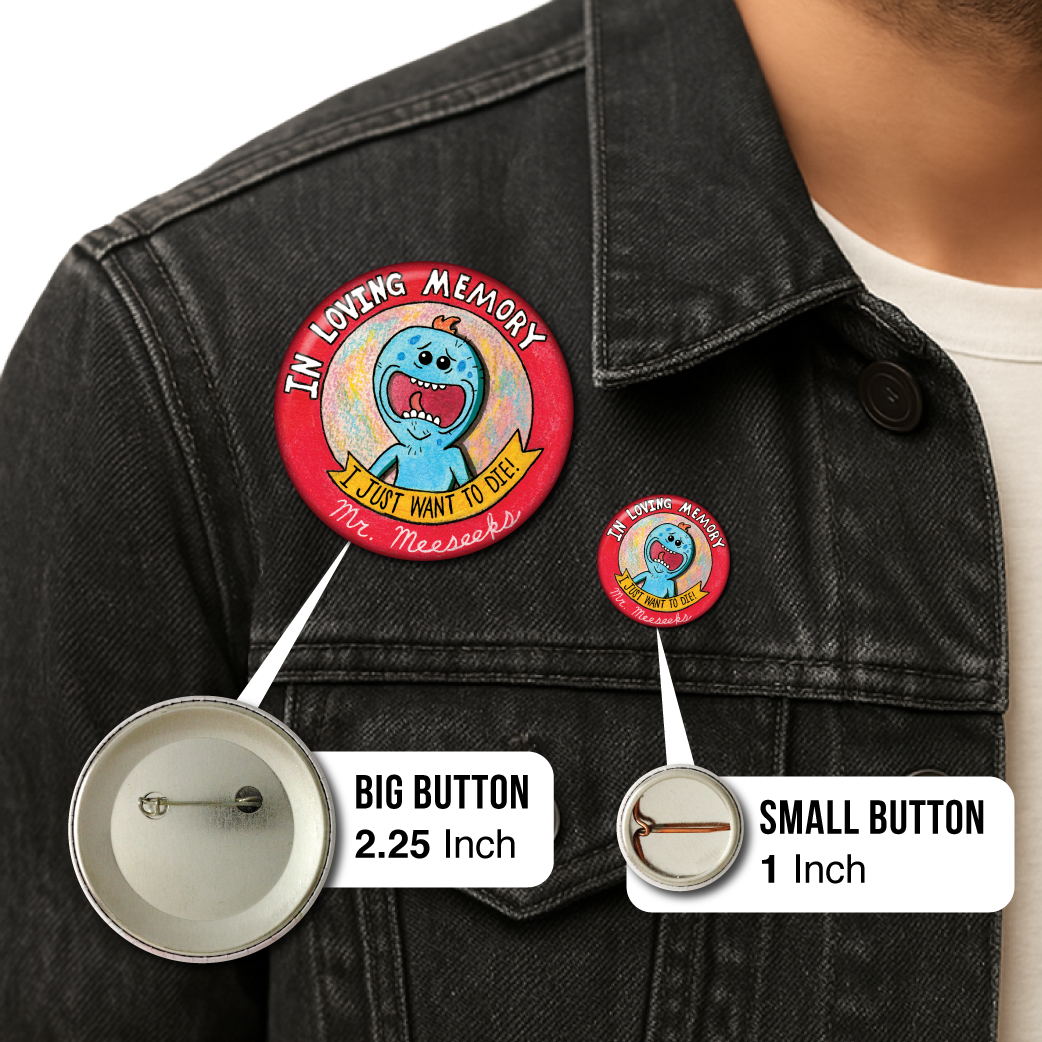 Mr. Meeseeks (Rick And Morty) - Pin