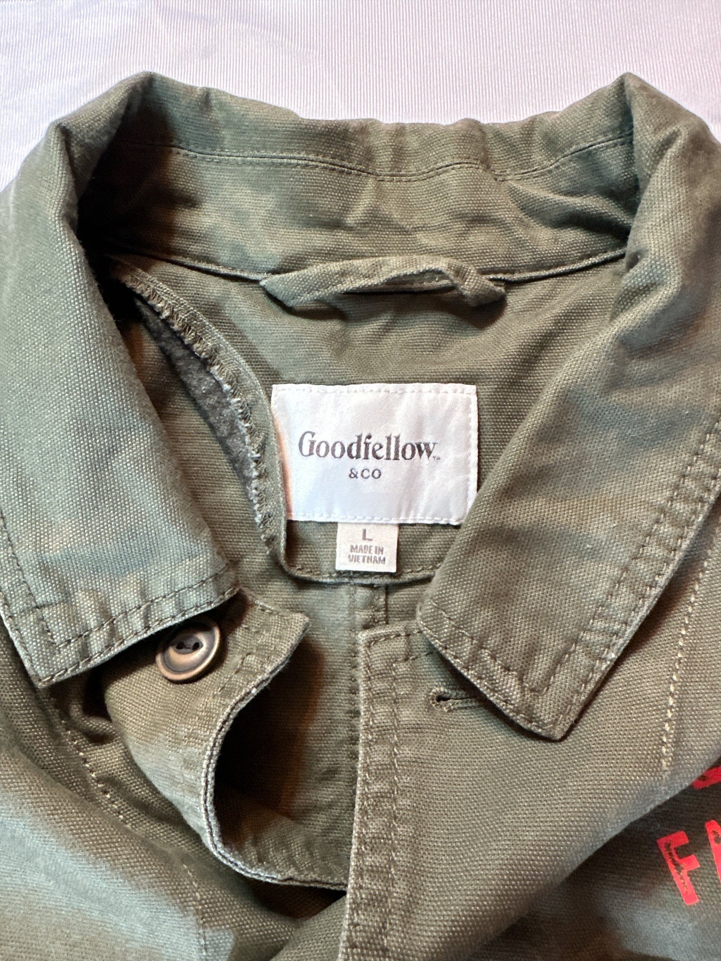 Protest Utility Jacket, Deport Fascists, Stop Killing People, No Hate (L)