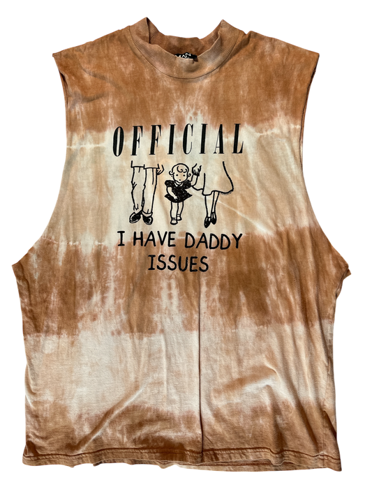 OFFICIAL I Have Daddy Issues Muscle Tank Top (M)