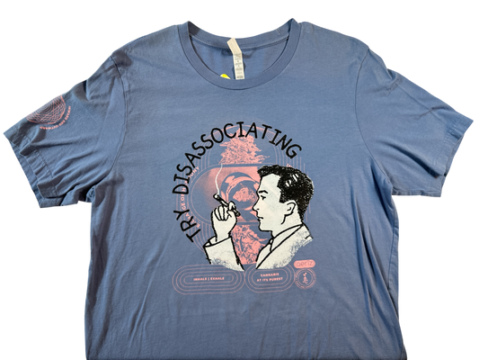 Try Disassociating Cannabis Smoking Tee (XL)