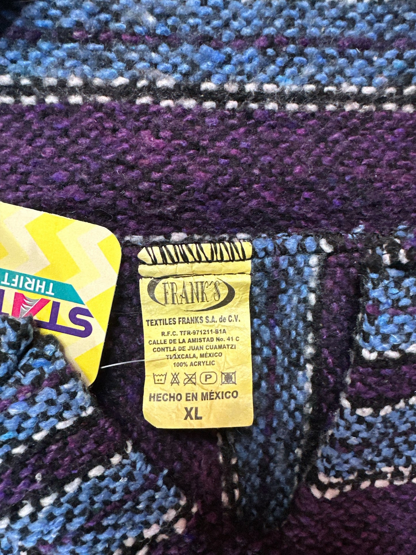 Slut Baja Hoodie, drug rug, poncho (XL)