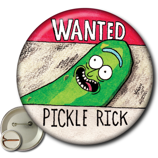 Wanted Pickle Rick (Rick And Morty) – Pin