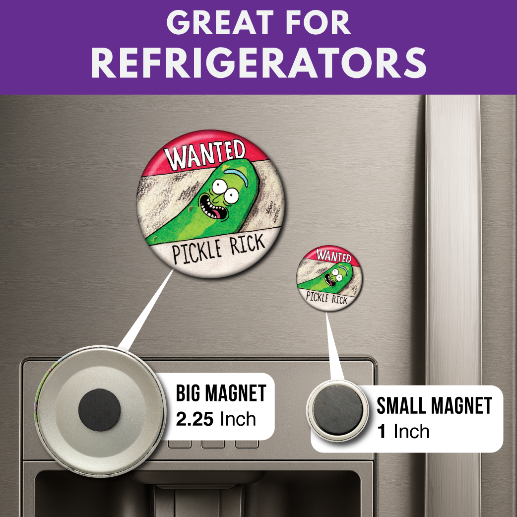 Wanted Pickle Rick (Rick And Morty) – Magnet
