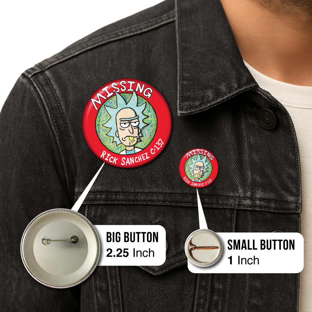 Missing Rick Sanchez C-137 (Rick And Morty) – Pin
