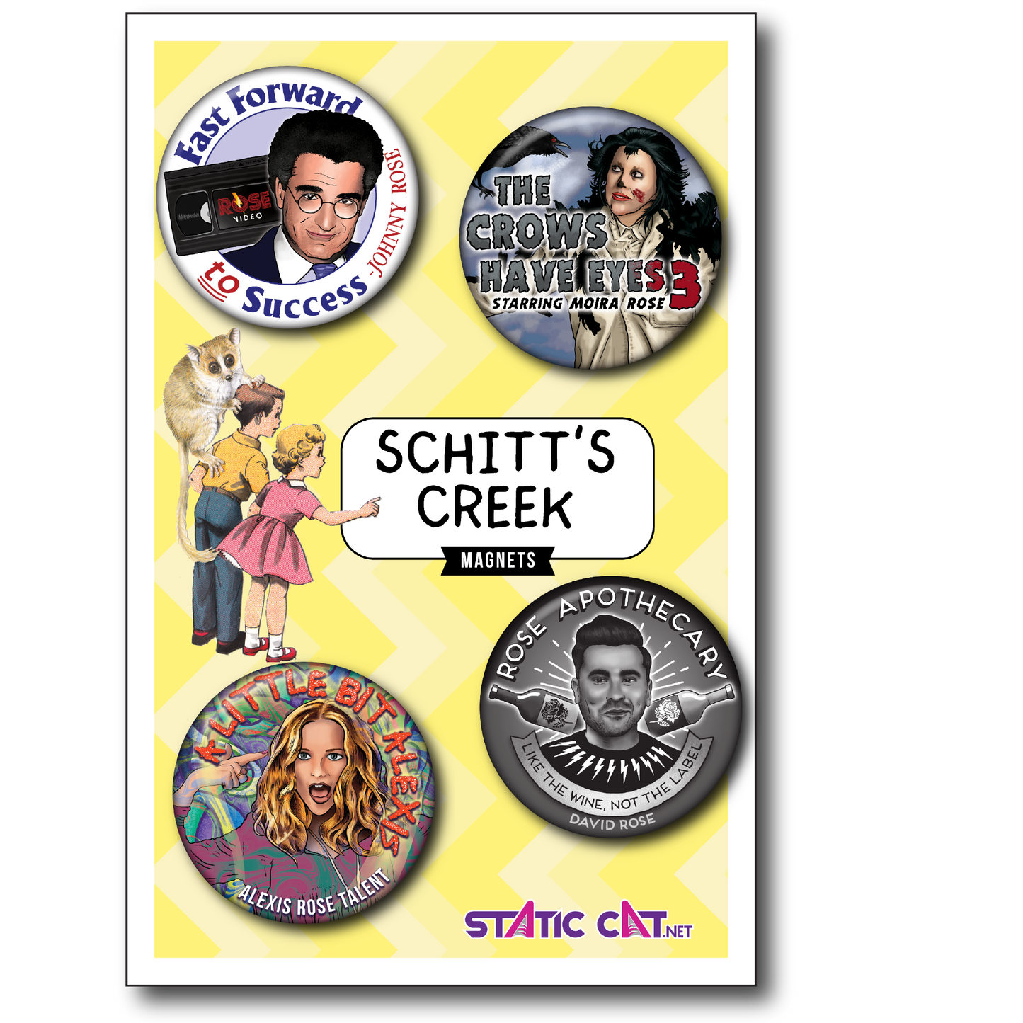 Schitt's Creek (4-Pack) - Magnets
