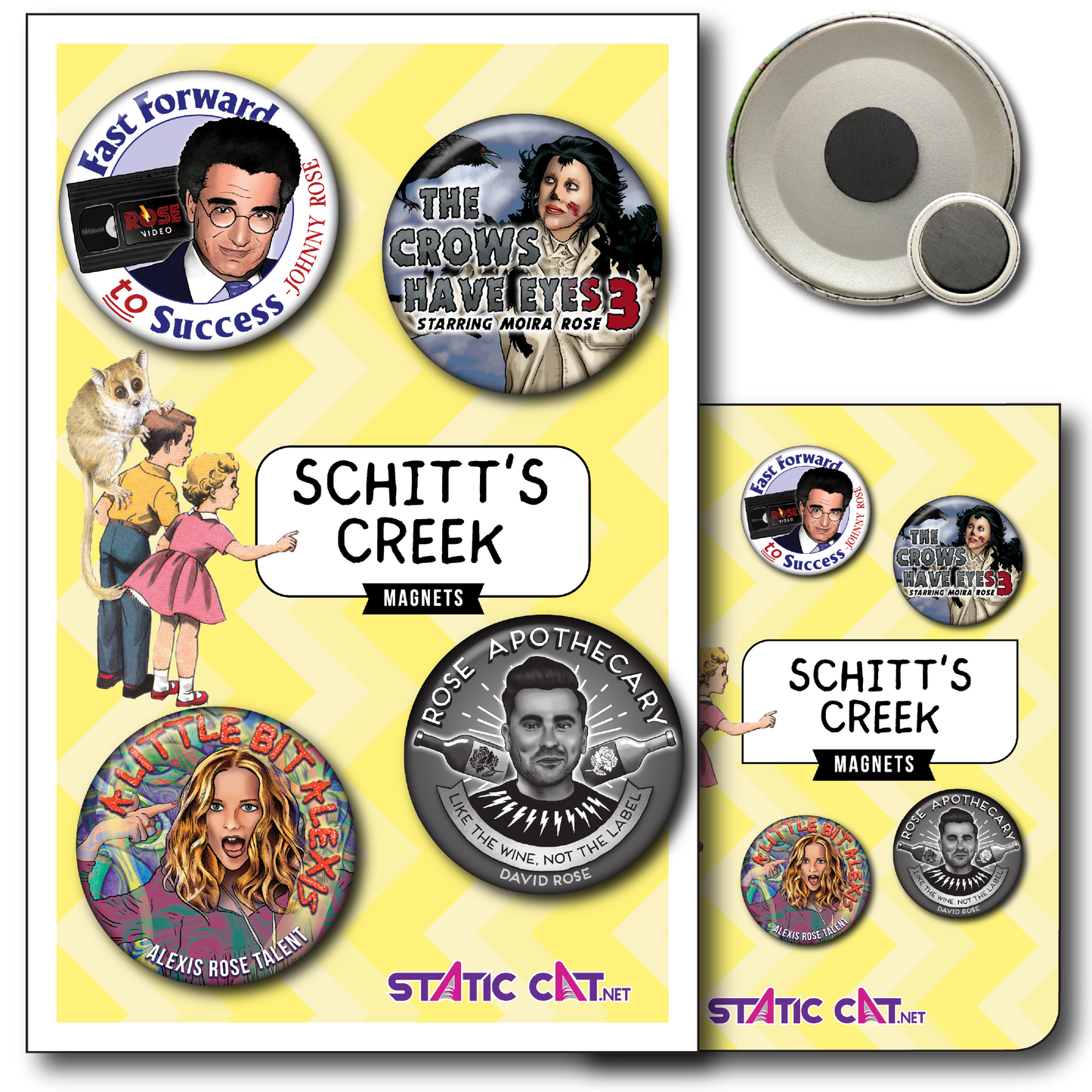 Schitt's Creek (4-Pack) - Magnets