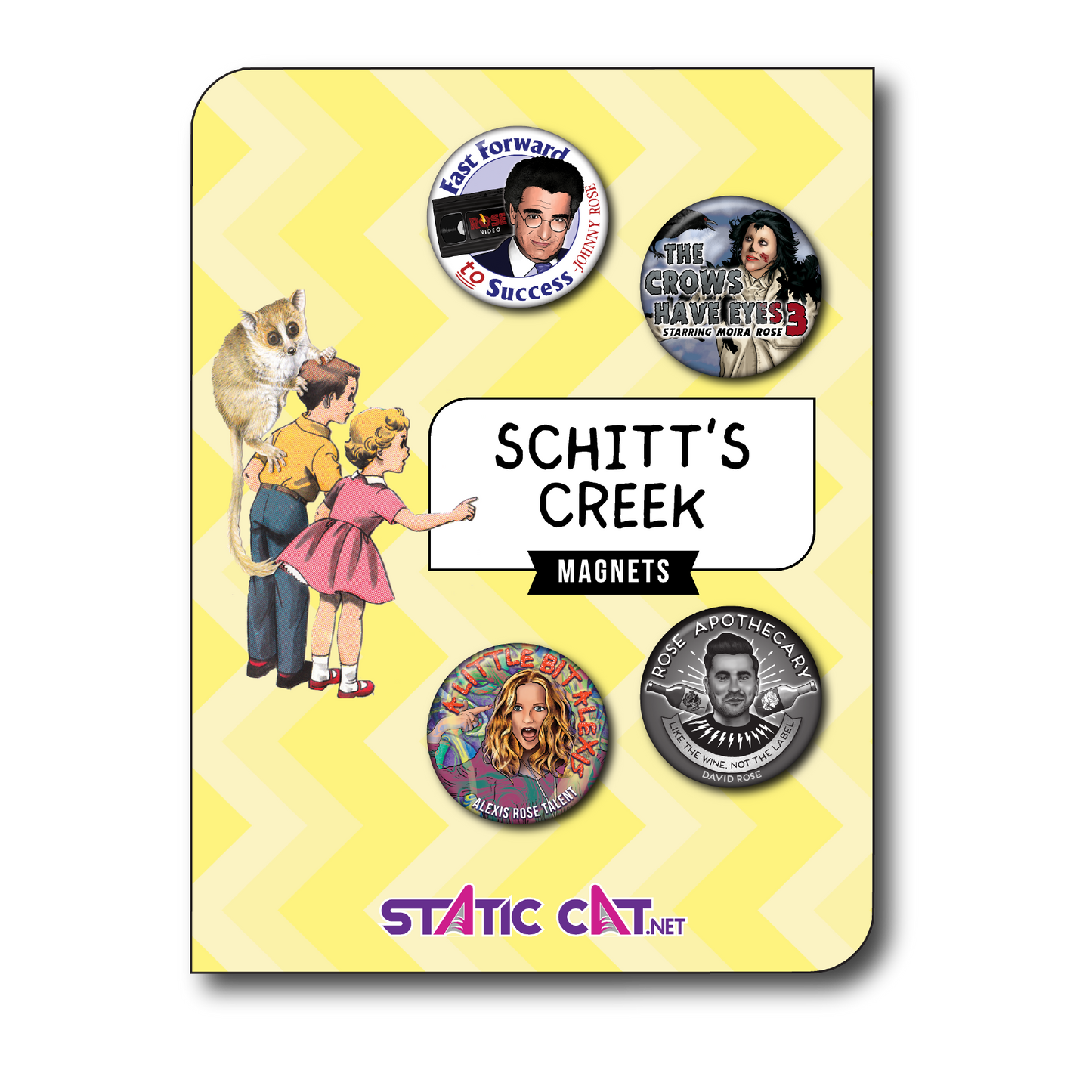 Schitt's Creek (4-Pack) - Magnets